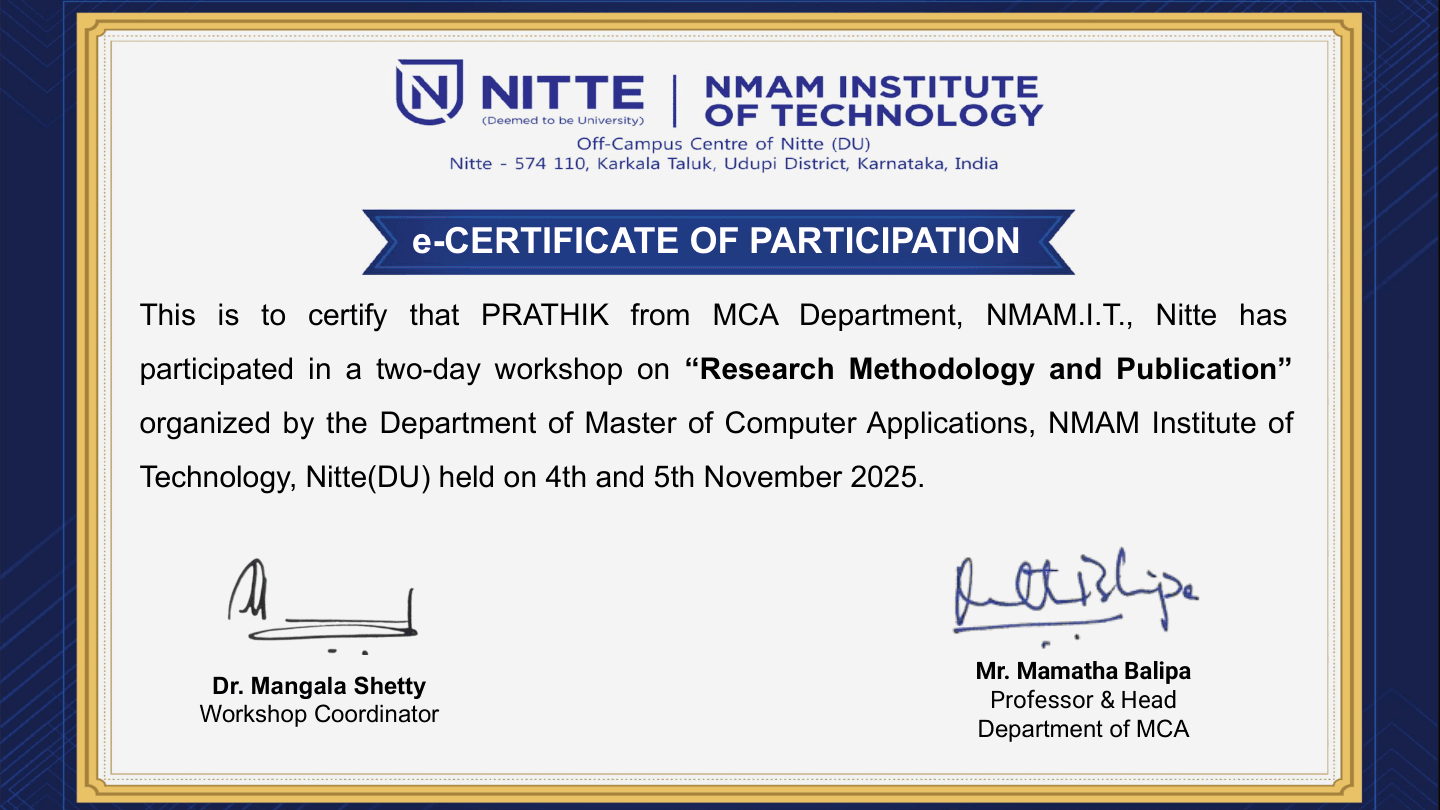 Research Methodology and Publication