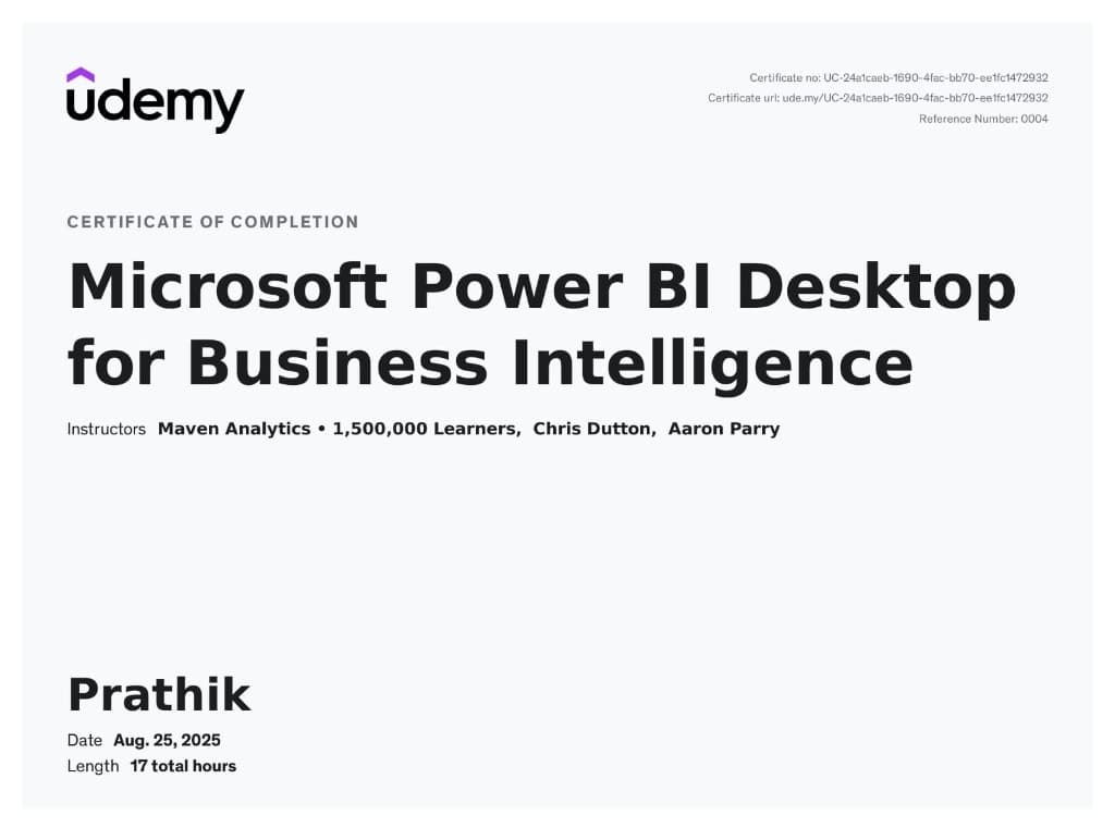 Microsoft Power BI Desktop for Business Intelligence