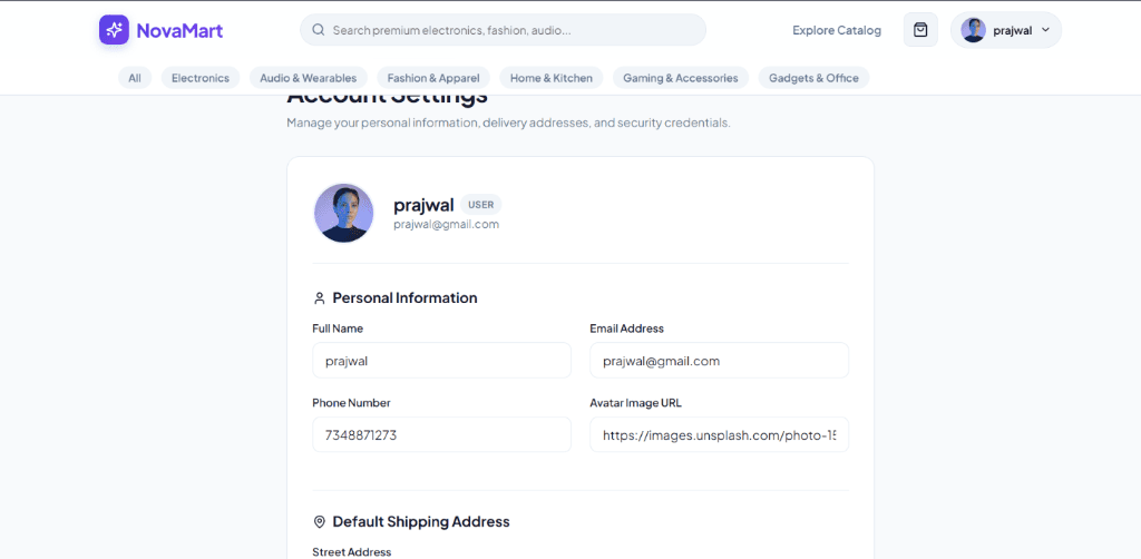 NovaMart — Premium Tech & Lifestyle E-Commerce screenshot 5