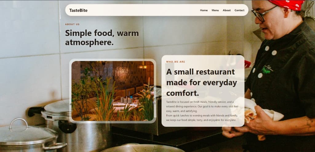 TasteBite — Restaurant & Culinary Showcase Platform screenshot 3